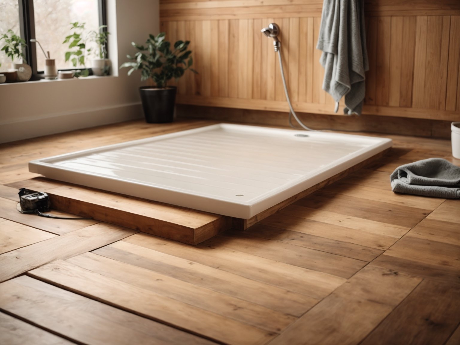 How to Install a Shower Base on a Wooden Floor: A Step-by-Step Guide