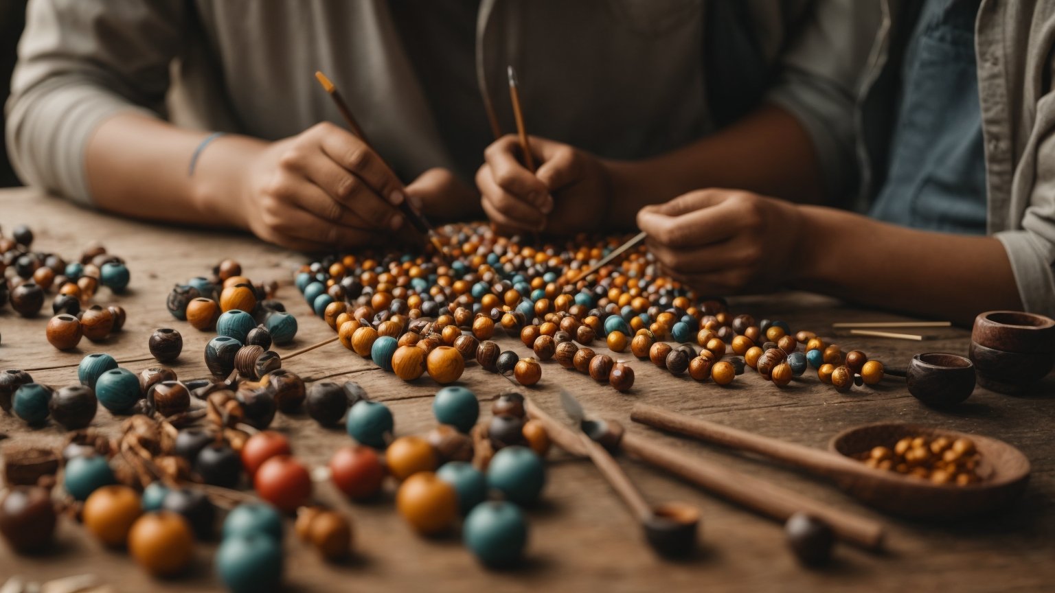 How to Paint Wooden Beads: A Beginner's Guide