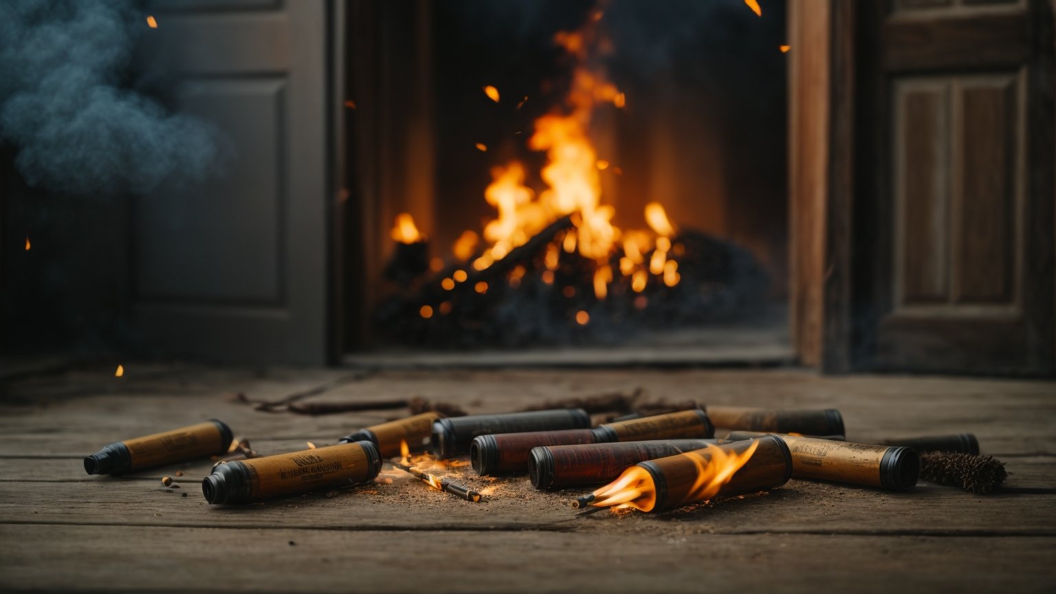 How Many Incendiary Shells Do You Need to Burn a Wooden Door?