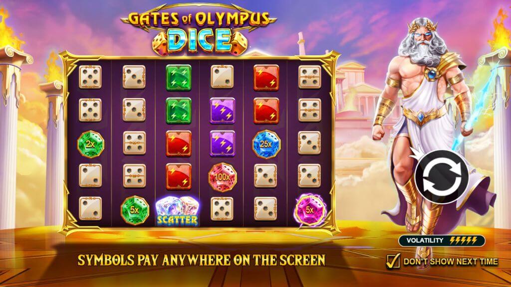 Review Game Slot Online Cepat Menghasilkan Cuan: Gates of Olympus Dice